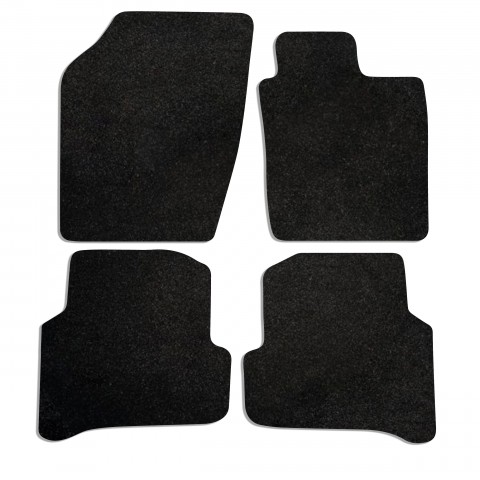 Skoda Fabia 2015 Current 4 Pieces 4 Clips Car Mats Standard